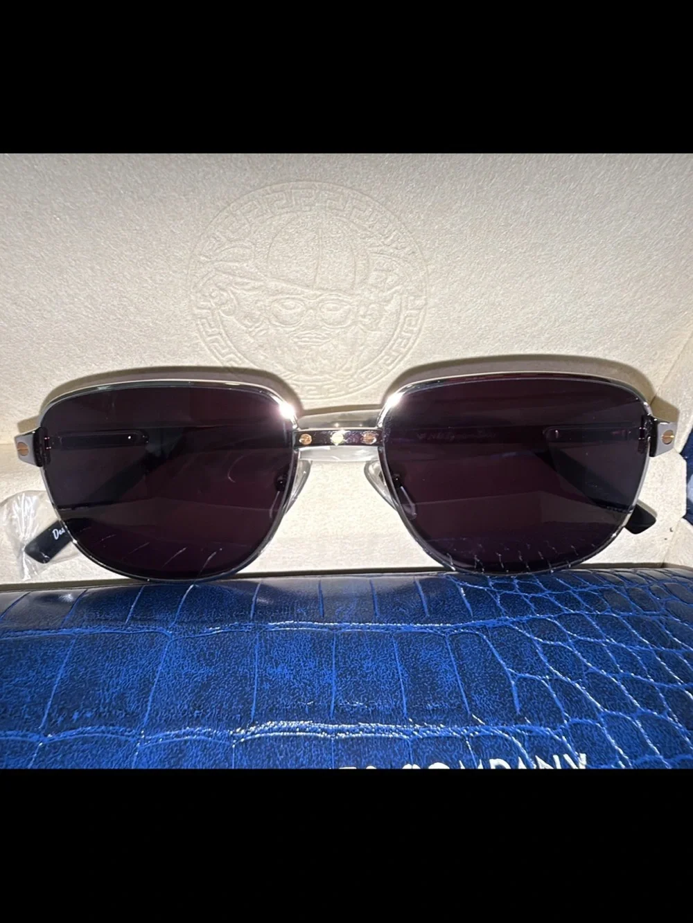 Vintage Frames Company SOUTH WEST LOVE COLLECTION 24KT TWO-TONE WHITE GOLD